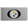 Pittsburgh Steelers Brushed Metal Money Clip